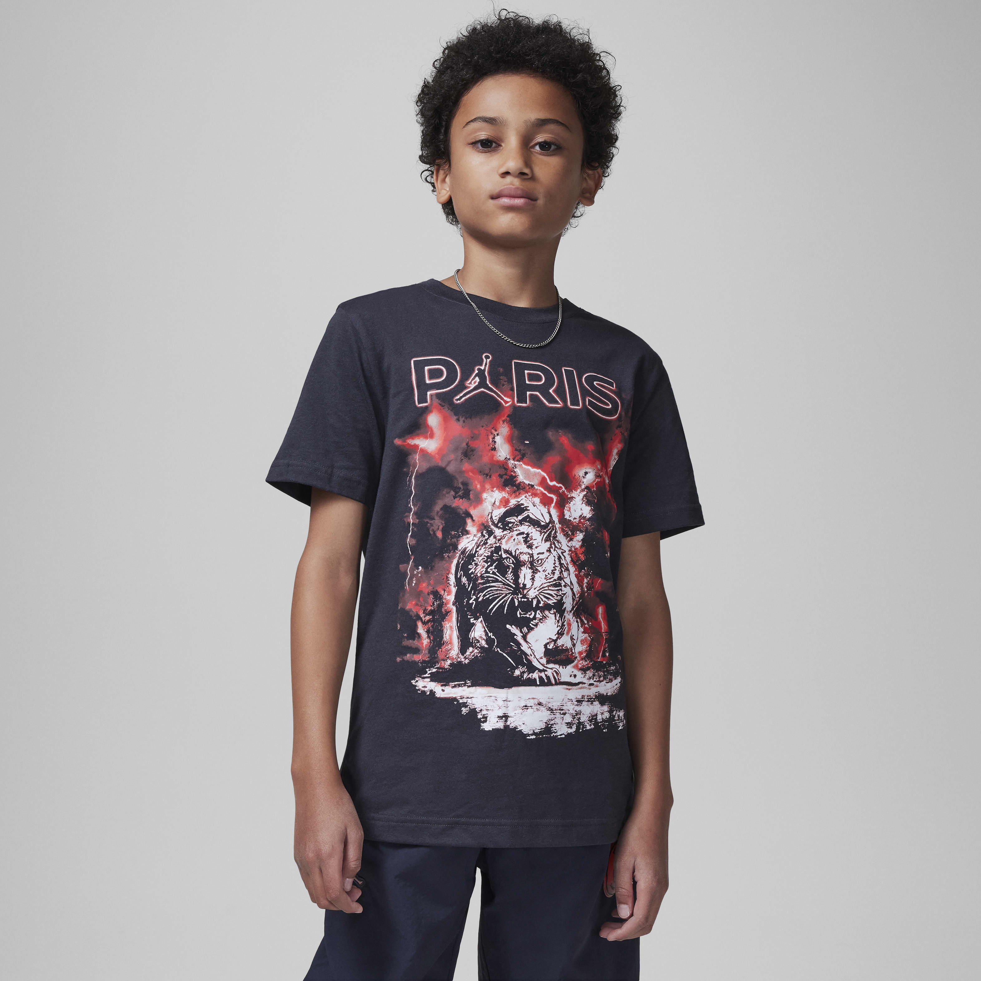 Nike Jordan Older Kids Lightning Paris Saint Germain T Shirt King s Cross
